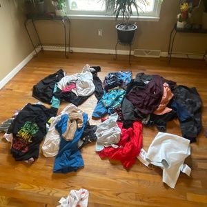 lots of clothing